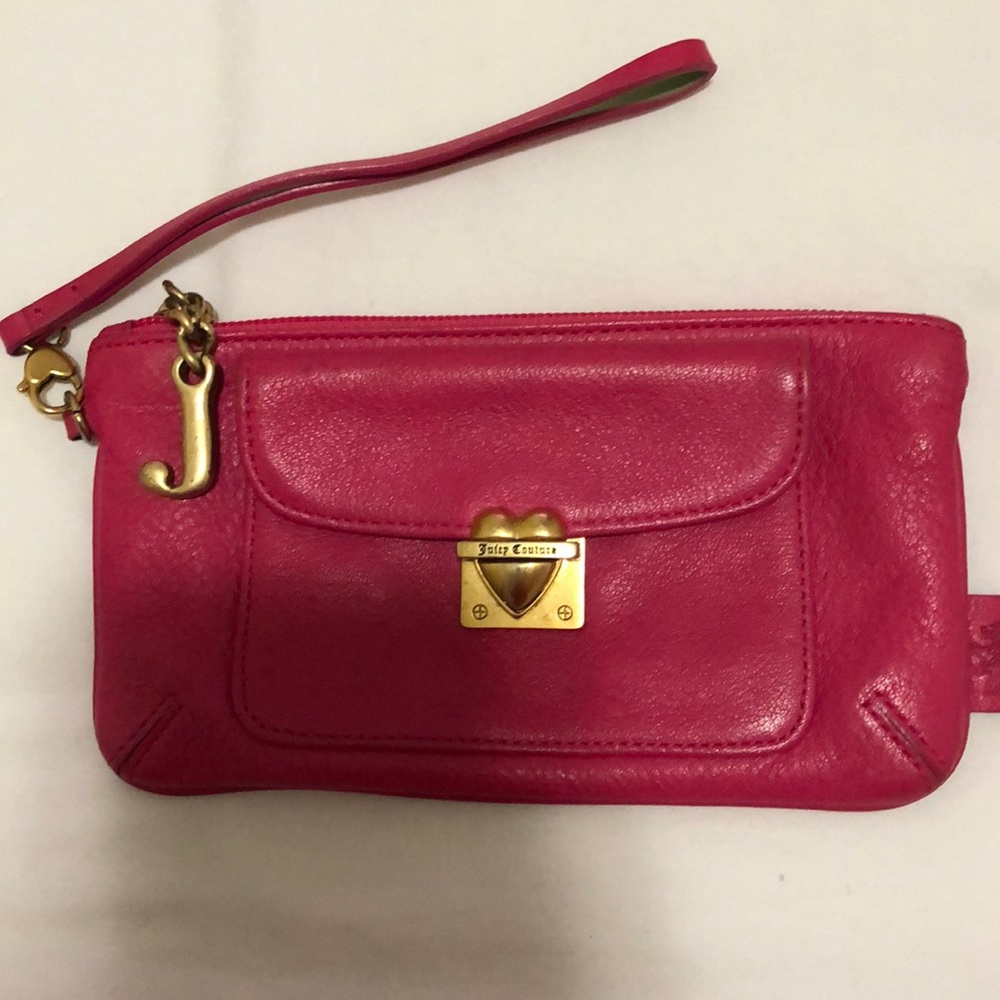 Juicy Couture Leather Wristlet